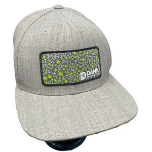 DANK Keeping Kind Gray Wool Classic OSFA Snapback Trucker New Fast Ship Delta 8